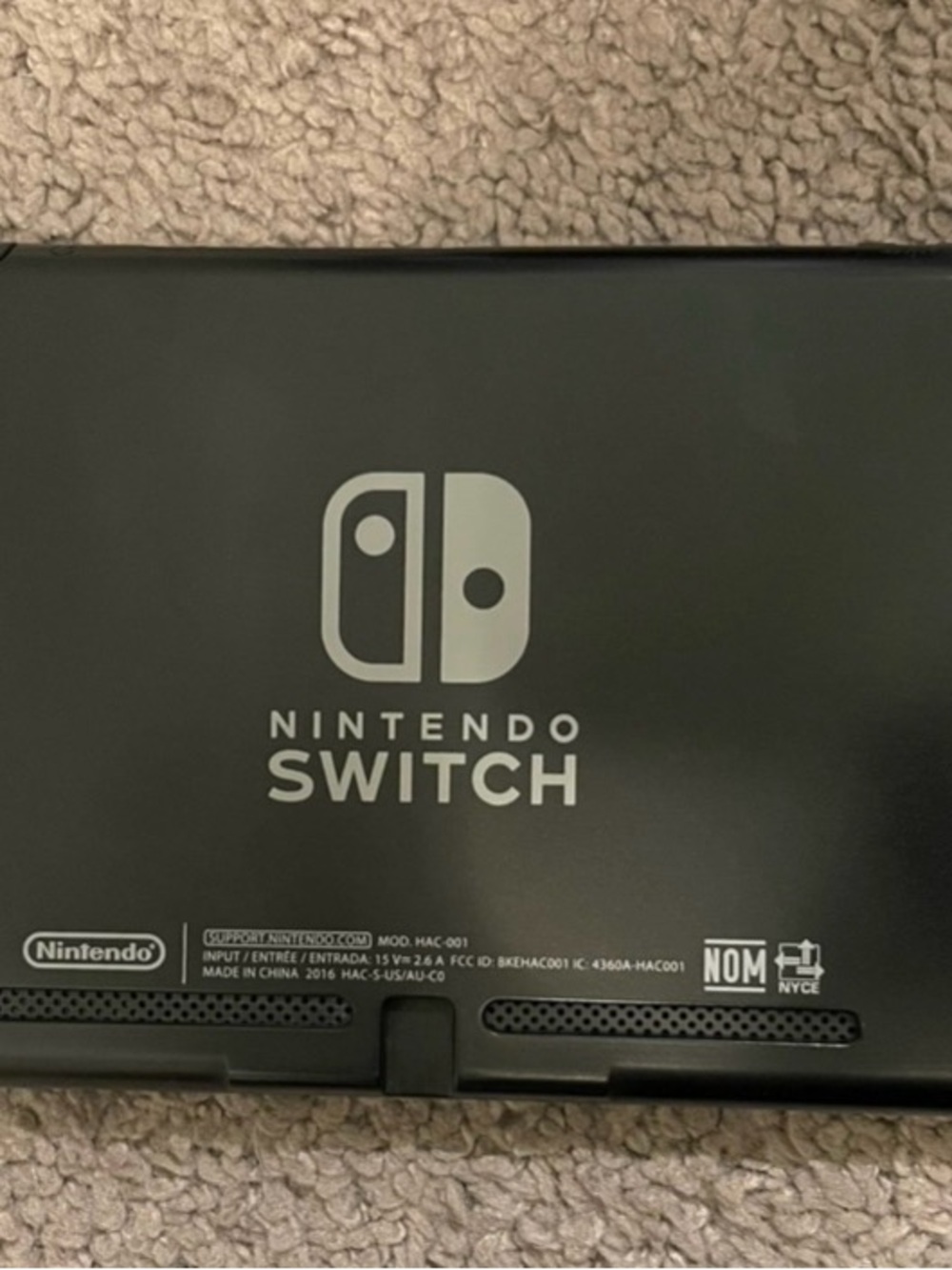 Nintendo Switch Console with Dock, Charger & Travel Case - Gray - Picture 3 of 4